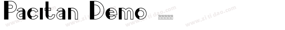 Pacitan Demo字体转换